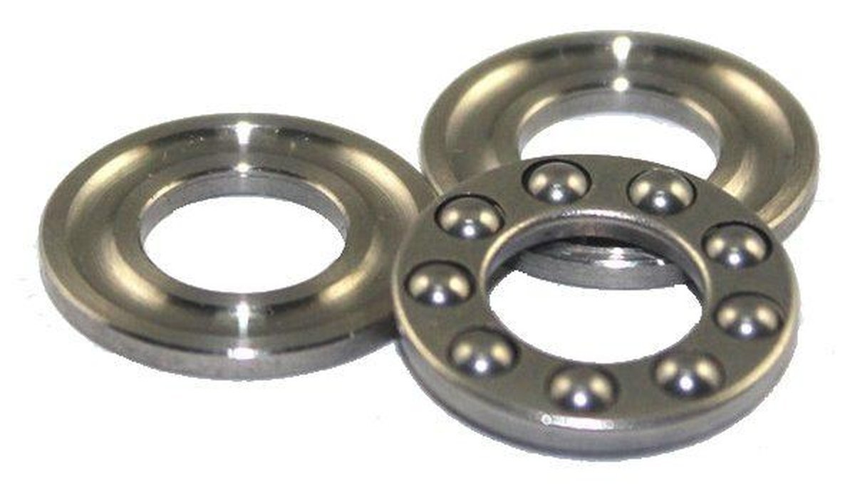 Rodamientos de bolas axiales.